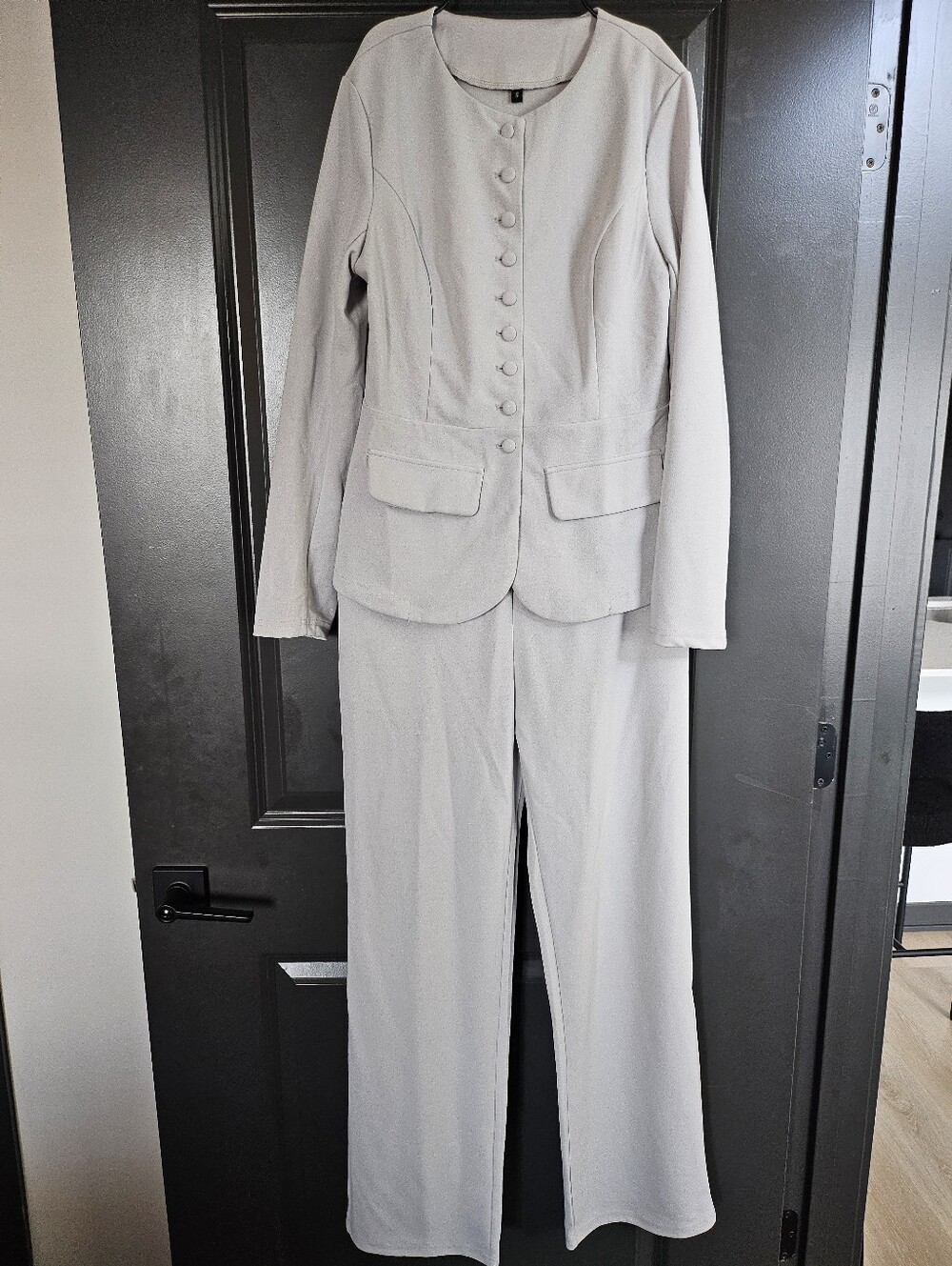 Light Grey Pant Suit
